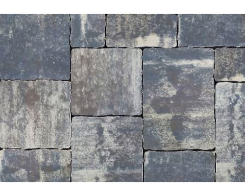 Zámková dlažba betonová Rhodos Elegant kombi 6 cm lávově hnědá melírovaná