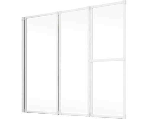 Sprchová stěna se třemi prvky a průhlednými panely