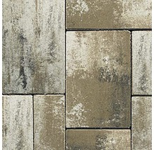Zámková dlažba betonová Citytop Elegant kombi 6 cm bílohnědočerná-thumb-0