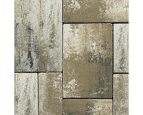 Zámková dlažba betonová Citytop Elegant kombi 6 cm bílohnědočerná 135.28 Kg/m2 STAVEBNINY Sklad21 HO6256702 251