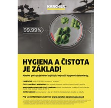 Informace o hygieně Kärcher s tím, že hygiena a čistota jsou základem