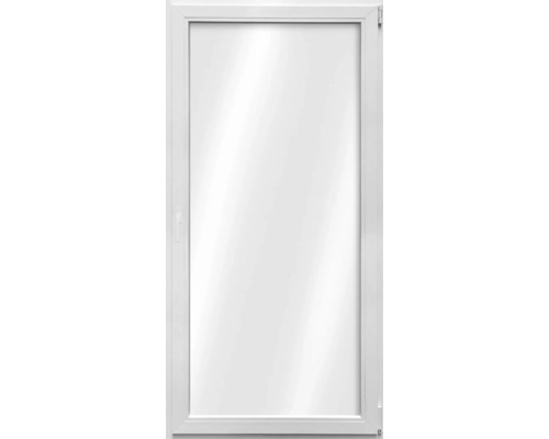 Bílé plastové okno s klikou