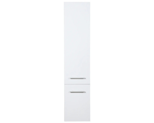Koupelnová skříňka vysoká Sanox Stretto bílá vysoce lesklá 35 x 160 x 35 cm