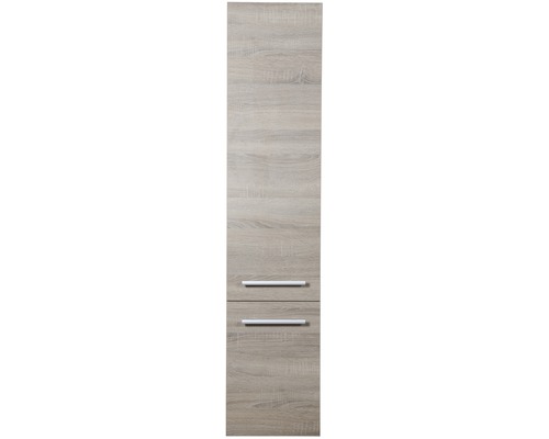 Koupelnová skříňka vysoká Sanox Stretto dub šedý 35 x 160 x 35 cm