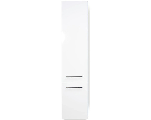 Koupelnová skříňka vysoká Sanox Straight bílá vysoce lesklá 35 x 160 x 35 cm