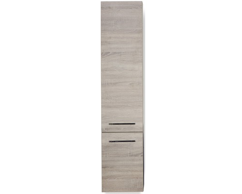 Koupelnová skříňka vysoká Sanox Straight dub šedý 35 x 160 x 35 cm