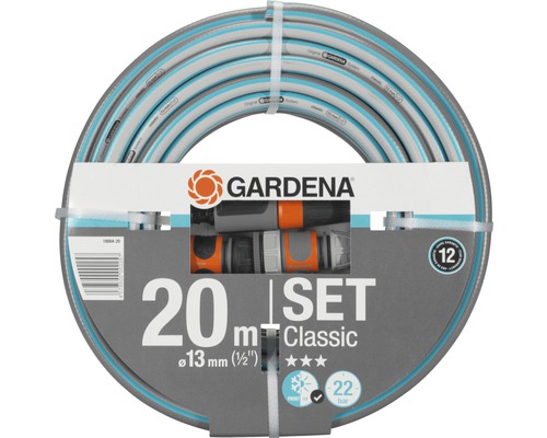 Hadice na vodu GARDENA Classic 1/2" délka 20 m vč. armatur-0