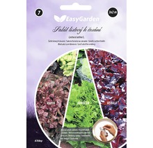 Balení semen salátu k řezání s odrůdami Redin, Dubacek a Verala