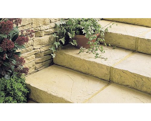 Betonový schod Bradstone Oldtown 45x35x10 cm pískovcový