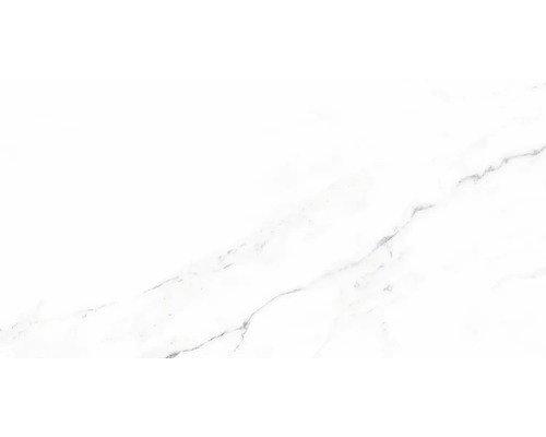 Dlažba imitace mramoru Verona blanco 32 x 62,5 cm Bílá dlaždice se vzhledem mramoru