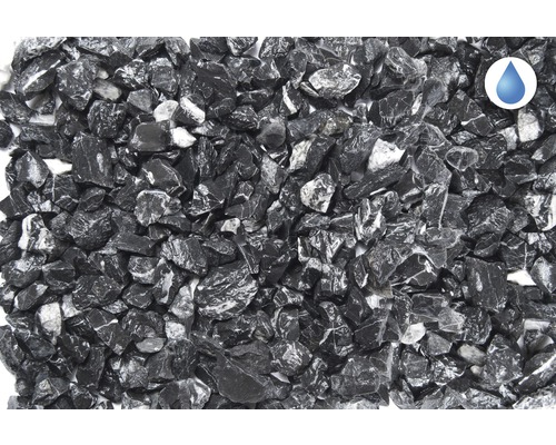 Černá ozdobná drť do zahrady