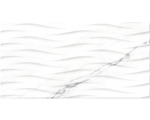 Obklad imitace mramoru Verona deco blanco 32 x 62,5 cm