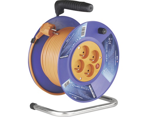 Prodlužovací kabel na bubnu Emos H05VV-F3G 1,5mm2 4x230V 50 m