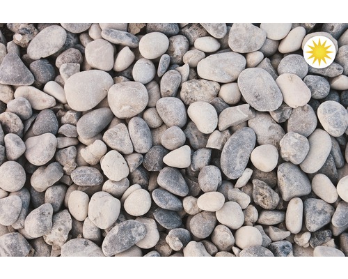 Detailní záběr na okrasné oblázky