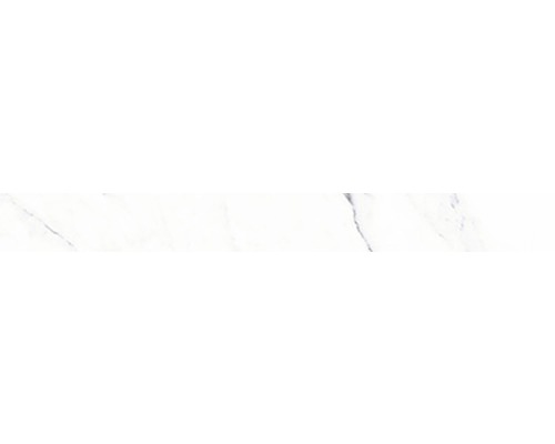 Soklová dlaždice Verona bílá 8x45 cm