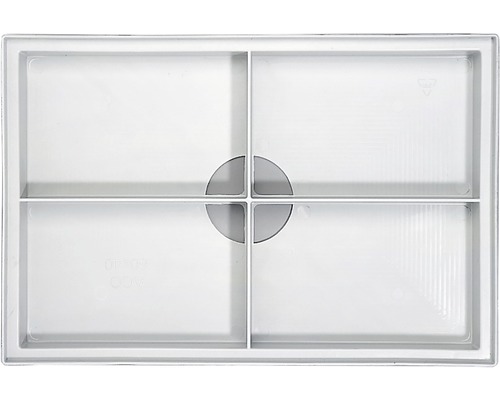 Rozdělení do zásuvky se čtyřmi přihrádkami