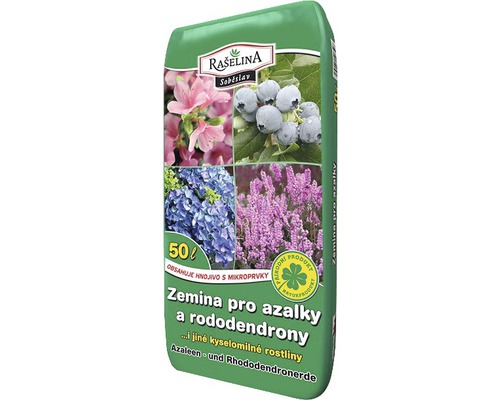 Zemina pro azalky a rododendrony Rašelina Soběslav 50 l