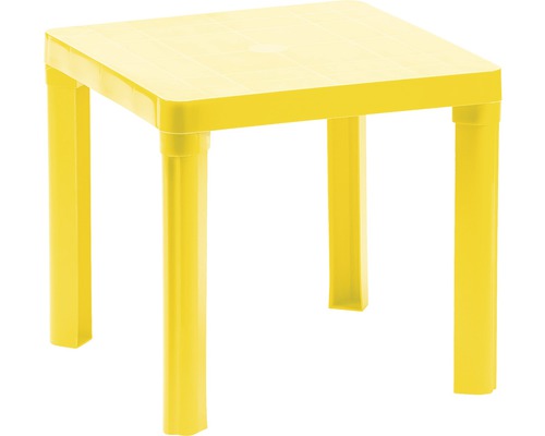 Dětský stolek plastový Baby 46 x 46 x 42 cm žlutý