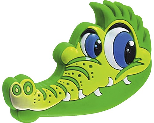 Nábytková knopka Krokodýl, měkký plast