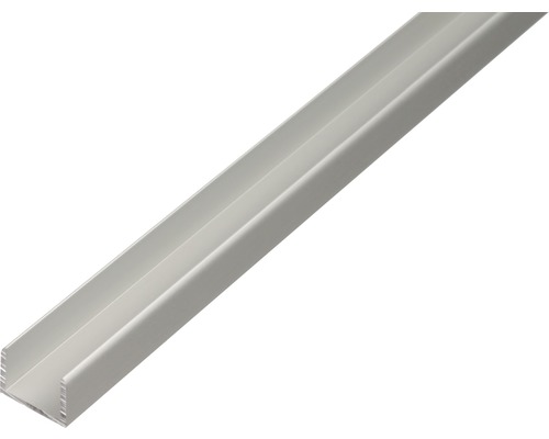 U profil hliník stříbrný eloxovaný 19,9x15x2 mm, 1 m