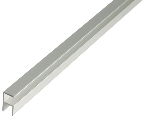 H profil samolepicí hliník stříbrný eloxovaný 12,9x24x1,5 mm, 1 m