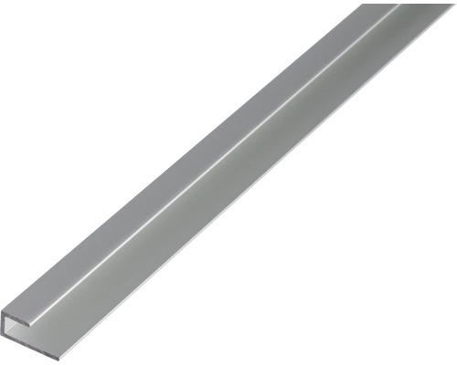 Ukončovací profil hliník stříbrný eloxovaný 20x9x1,5 mm, 1 m