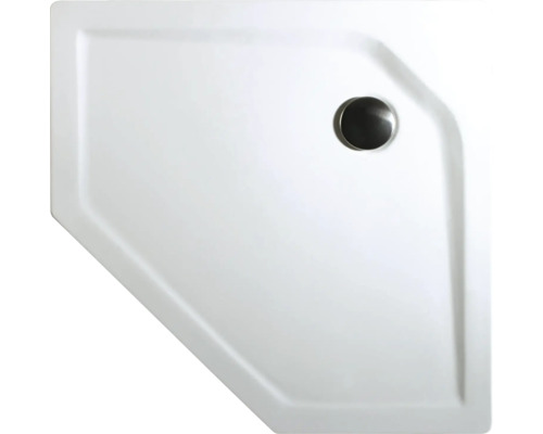 Rohová sprchová vanička s odtokem