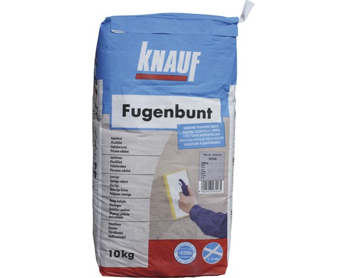 Spárovací hmota KNAUF Fugenbunt Grau, 10 kg, šedá Balení spárovací hmoty na obklady Knauf, 10 kg