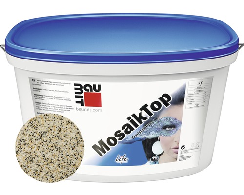 Tenkovrstvá omítka Baumit MosaikTop Essential Line 25 kg M325 Vícebarevná omítka v kbelíku, zrnitost