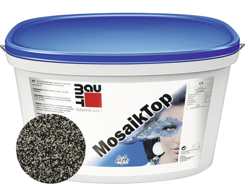 Tenkovrstvá omítka Baumit MosaikTop Essential Line 25 kg M328 Baumit MosaikTop mozaiková omítka v kbelíku