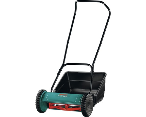 Ruční sekačka na trávu se sběrným košem pro zahradnické práce