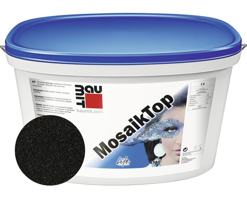Tenkovrstvá omítka Baumit MosaikTop Essential Line 25 kg M331 Baumit MosaikTop Life mozaiková omítka v kbelíku