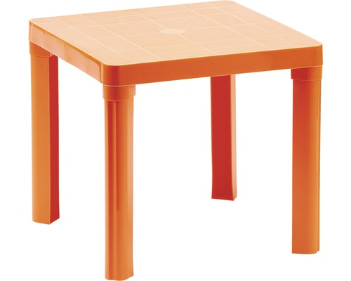 Dětský stolek plastový Baby 46 x 46 x 42 cm oranžový