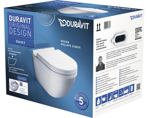 Balení Duravit Starck 3 závěsné WC