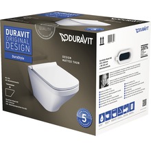 Závěsné WC Duravit DuraStyle 370 x 540 milimetrů v krabici
