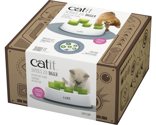 Interaktivní podavač krmiva Catit Senses 2.0 Digger v balení