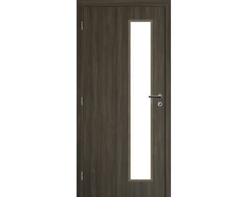 Interiérové dveře Solodoor Zenit 22 prosklené 60 L fólie rustico (VÝROBA NA OBJEDNÁVKU)