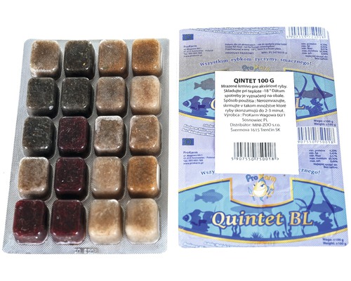 Mražené krmivo Special mix 5 Quintet blistr 100 g ProKarm Quintet BL mražené krmivo pro ryby