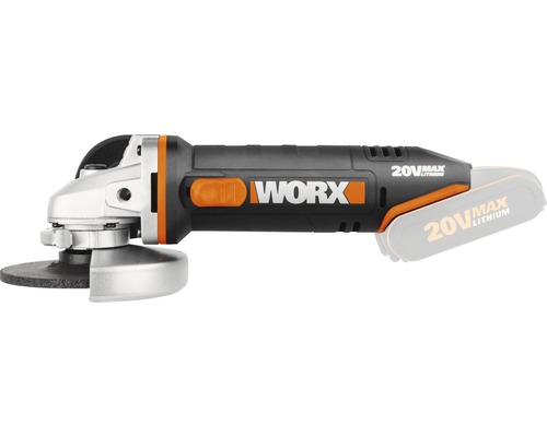 Akumulátorová úhlová bruska Worx 20 V
