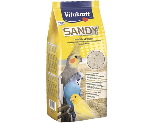 Písek pro ptáky Vitakraft 3 Plus, 2,5 kg Balení písku pro ptáky Vitakraft Sandy