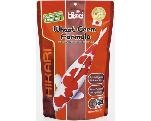 Krmivo pro jezírkové ryby HIKARI Wheat-Germ Mini 500 g Krmivo pro kapry koi Hikari Wheat-Germ Formula v 500gramovém balení
