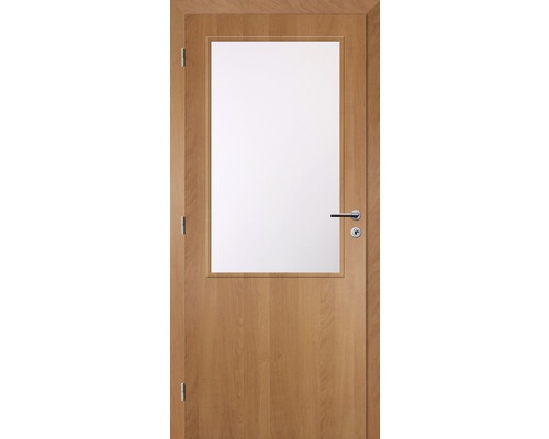 Interiérové dveře Solodoor prosklené, 60 L, fólie olše (VÝROBA NA OBJEDNÁVKU)