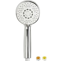 Ruční sprcha AVITAL eco Adda s funkcí úspory vody Ø 9,5 cm chrom/šedá-thumb-0