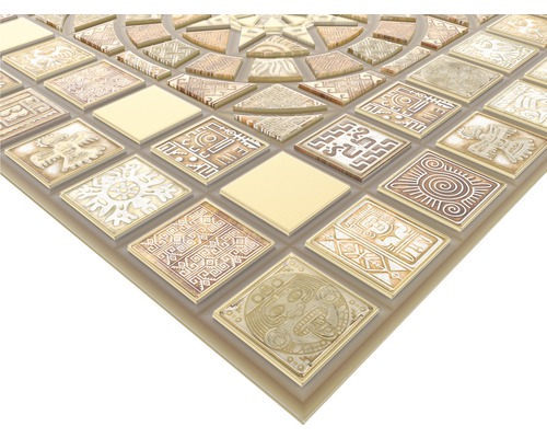 PVC panel Mosaic Brown Medailon
