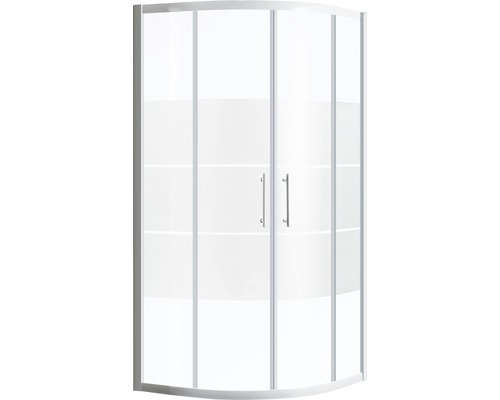 Rohová sprcha se dvěma skleněnými dveřmi