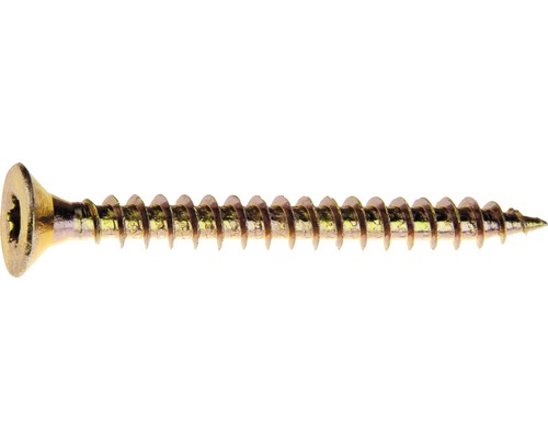 Univerzální vrut ZH TORX 5,0x50, zinek žlutý, 200 ks Univerzální vrut ZH TORX 5,0x50, zinek žlutý, 200 ks