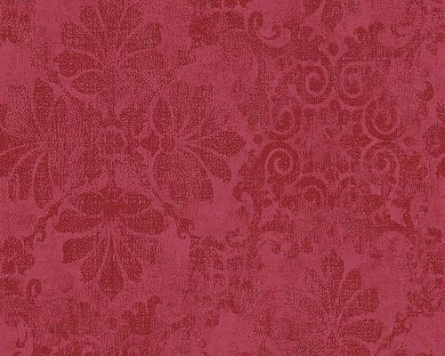 Vliesová tapeta, s efektem, motiv ornament, červená