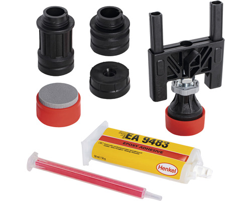 Montážní prvky a lepidlo od společnosti Henkel