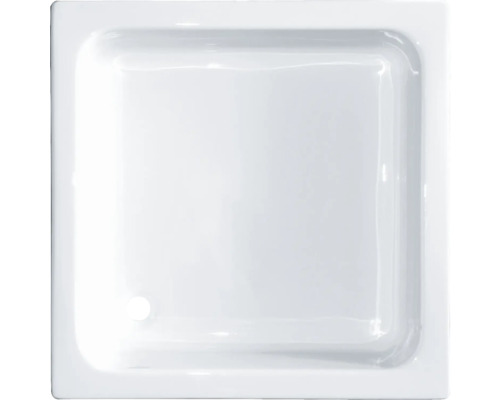 Čtvercová sprchová vanička ze sanitárního akrylátu