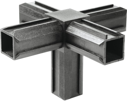 Plastová rohová spojka pro čtyřhranné trubky